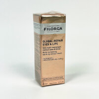 Filorga GLOBAL REPAIR Augen- & Lippenbalsam 15ml, intensive Pflege bei Falten, Feuchtigkeitsmangel, Pigmentflecken, müder Teint