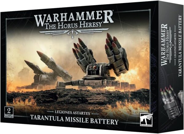 Warhammer The Horus Heresy 31-108, Legiones Astartes Tarantula Missile Battery, 2 Miniaturen, Tabletop, Bauset