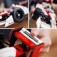 LEGO Icons 10330 McLaren MP4/4 Model Car Set, F1 Racing Car Building Kit, Ayrton Senna Minifigure, Collectors Item for Adults
