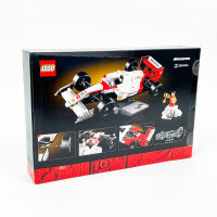 LEGO Icons 10330 McLaren MP4/4 Model Car Set, F1 Racing Car Building Kit, Ayrton Senna Minifigure, Collectors Item for Adults