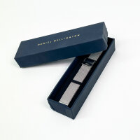 Daniel Wellington bracelet, stainless steel, 15mm, silver-colored, replacement strap, suitable for DW watches, simple, elegant