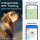 Tractive Dog XL Tracker TRDOG4XLGR, GPS-Hundeortung, 1 Monat Akku, Live-Tracking, Weglaufalarm, Gesundheits- & Aktivitätsmonitor