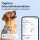 Tractive Dog XL Tracker TRDOG4XLGR, GPS-Hundeortung, 1 Monat Akku, Live-Tracking, Weglaufalarm, Gesundheits- & Aktivitätsmonitor