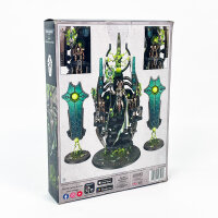 Warhammer 40,000 Necrons Szarekh Silent King 49-26, 3 Citadel miniatures, tabletop figure set, highly detailed, Games Workshop