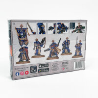 Warhammer 40,000, Games Workshop 48-08, Space Marines Company Heroes, 5 miniatures, tabletop figures, highly detailed, unpainted