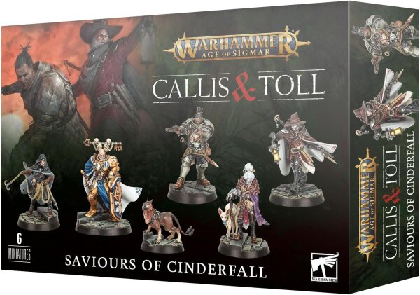 Warhammer Age of Sigmar, Callis & Toll Saviours of Cinderfall 86-36, Miniatures Set, 6 Citadel Figures, Tabletop Game