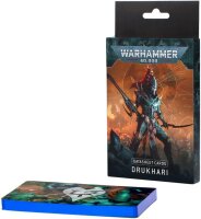 Warhammer 40.000 Games Workshop 45-02, Datasheet Cards Drukhari, Kartenset für Armeeverwaltung, Englisch