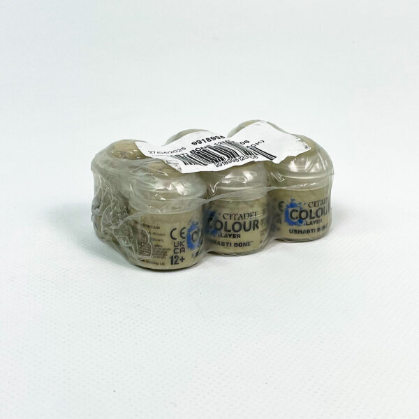 Warhammer Citadel Colour Layer Ushabti Bone 12ml, 6-pack, Model 22-32, Acrylic paint for miniatures, detailed painting