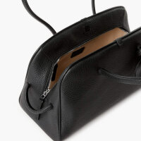 Jaquemus La Turismo womens handbag, black, calfskin leather, 39x21x17cm, elegant design, spacious, high quality