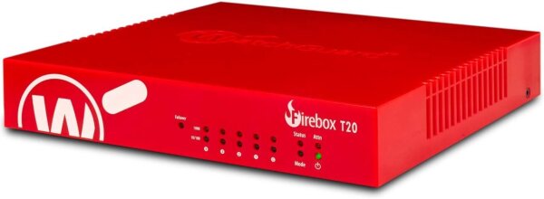 Used WatchGuard Firebox T20, firewall, 5x Gigabit LAN, high-speed, compact, ideal for small networks