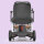 Compact electric wheelchair, foldable, (language: Chinese), white, lightweight, mobile, for indoor & outdoor use, easy to operate