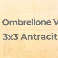 Gardenia Sonnenschirm 3x3m, quadratisch, UV-Schutz, höhenverstellbar, wasserabweisend, Gartenschirm für Terrasse