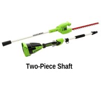 Greenworks G40PHAK2 40V Akku Teleskop-Heckenschere 51cm, inkl. 2Ah Akku & Ladegerät, verstellbar, kabellos