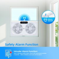 BEYOND BREEZE Doppelfensterlüfter, 9 Zoll,...