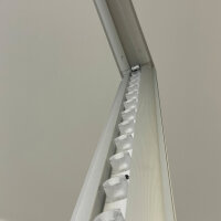 Mobiler LED Messestand 199x99cm, Leuchtkasten, ohne Stoffgrafik, flexibler Aufbau, transportabel, ideal für Events