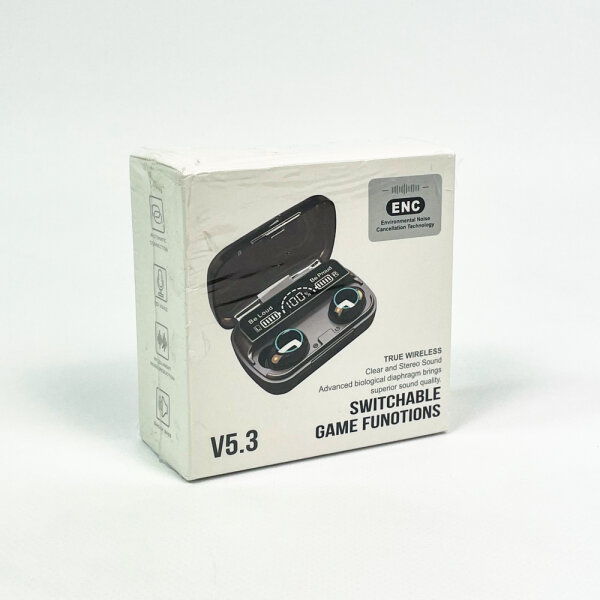 ENC V5.3 Bluetooth Kopfhörer, Switchable Game Funktionen, 4h Spielzeit, 100Hz-10kHz, 1-2h Ladezeit, Auto Connect