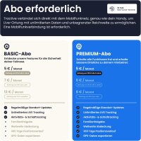 Tractive GPS Tracker Hund XL TG4XL, Bissfest, 1 Monat Akku, Live-Ortung weltweit, Weglaufalarm, Aktivitäts- & Gesundheits-Tracking