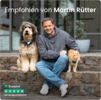 Tractive GPS Tracker Hund XL TG4XL, Bissfest, 1 Monat Akku, Live-Ortung weltweit, Weglaufalarm, Aktivitäts- & Gesundheits-Tracking