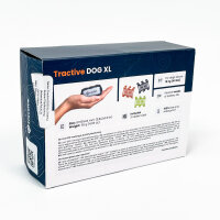 Tractive GPS Tracker Hund XL TG4XL, Bissfest, 1 Monat Akku, Live-Ortung weltweit, Weglaufalarm, Aktivitäts- & Gesundheits-Tracking