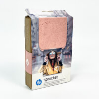 HP Sprocket HPISPP, Mobiler Fotodrucker, kabellos, Bluetooth, Zink-Klebefotopapier, für iOS/Android, rosa