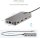 StarTech 117B-USBC-MULTIPORT USB-C Multiport Dock, 3 Monitore, 4K HDMI/DP, 3x USB-A, 100W PD, GbE, kompakt, Win/ChromeOS