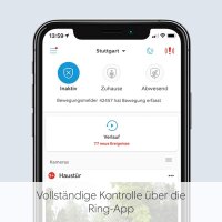 Ring Video Doorbell Wired, Video Door Intercom, 1080p HD, Night Vision, Live Video, Alexa Compatible, Black