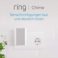 Ring Chime 2. Gen, Funk-Türklingel, netzbetrieben, kompatibel mit allen Ring Türklingeln/Kameras, Farbe Weiß