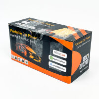 Portable Car Player Display A3432, 7" Touchscreen, CarPlay, Android Auto, MirrorLink, Bluetooth, USB, Wireless