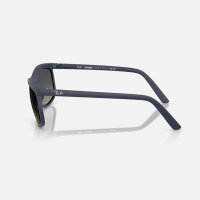 Ray-Ban RB4452 Liteforce Sonnenbrille, matt sand dunkelblauer Rahmen, graue Verlaufsgläser, Größe 56-20