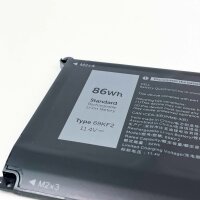 Dell Original Akku 86Wh, passend für XPS 15 (9500/9510), Inspiron 15/16 Plus, G15 – leistungsstarker Ersatzakku