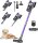 Redkey X18 Cordless Vacuum Cleaner 8-in-1, 60KPa, 650W, 80 Min, Anti-Tangle, LED Display, Automatic, for Pet Hair, Carpet, Car, Purple