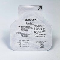 Medtronic Guardian 4 MMT-7040D1 Glukosesensor, 1 Sensor, 2 ovale Pflaster, MHD 05/2026, Blutzuckermessung