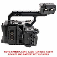 CineBack FX3 Kamerarig Basis, V-Mount, XLR-Topgriff-Kit, stabil, modular, für Sony FX3, Profi-Zubehör
