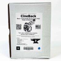 CineBack FX3 Kamerarig Basis, V-Mount, XLR-Topgriff-Kit, stabil, modular, für Sony FX3, Profi-Zubehör