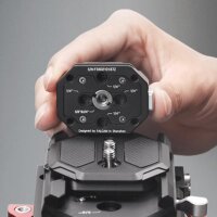 Falcam F38 V2 Schnellwechselplatte, Aluminium, 1/4" & 3/8" Gewinde, für Kamera, Stativ, Einbeinstativ, Slider, Modell 3364