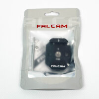 Falcam F38 V2 Schnellwechselplatte, Aluminium, 1/4" & 3/8" Gewinde, für Kamera, Stativ, Einbeinstativ, Slider, Modell 3364