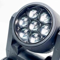 ADJ Focus Flex LED Moving Head, used, without cable, with a crack | 7x40W RGBW | 340W | Wash/Beam | 100-240V