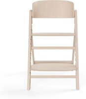 Cybex Gold CLICK & FOLD 524001143, Hochstuhl 3in1, ab Geburt nutzbar, inkl. Baby-Set & Tablett, bis 120kg, Buchenholz, Light Natural
