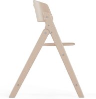 Cybex Gold CLICK & FOLD 524001143, Hochstuhl 3in1, ab Geburt nutzbar, inkl. Baby-Set & Tablett, bis 120kg, Buchenholz, Light Natural
