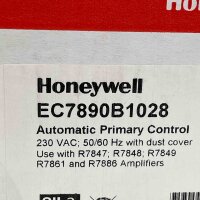 Honeywell EC7890B1028 Brennersteuerung, automatische Primärsteuerung, 230V, 50/60Hz, für Programmsteuerung