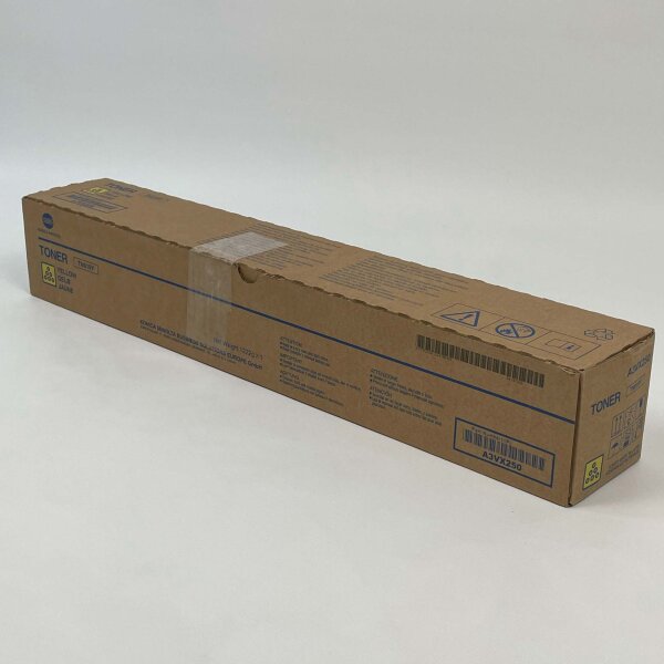 Konica Minolta Laser Toner TN-619Y, yellow, model A3VX250, high print yield, compatible with selected Bizhub systems
