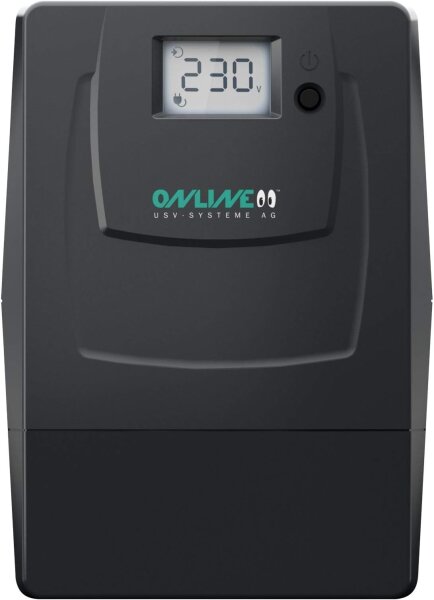 Yunto Smile 800 UPS system, 800 VA/480 W, model YS800, mini online, black, compact, reliable power protection