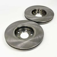 DENCKERMANN Bremsscheibe B130713, 2 Stück, für OPEL VIVARO X82, RENAULT TRAFIC, belüftet, präzise Passform