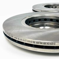 DENCKERMANN Bremsscheibe B130713, 2 Stück, für OPEL VIVARO X82, RENAULT TRAFIC, belüftet, präzise Passform