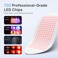 Hello Face L6 LED Face Mask, QuadChip™, 720 LEDs, FDA-registered, red light PDT, near-infrared, professional skincare for face/body