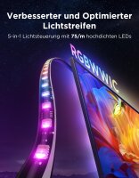 Govee TV LED 3 Pro, RGBWWIC, 3,6m, 75 LEDs/m, HDR-Kamera, AI-Filter, Sprach-/App-Steuerung, DreamView, 55–65" TVs