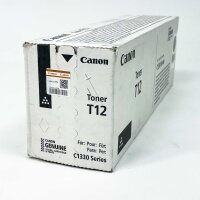 Canon T12 Toner Schwarz für C1330 Series, Modell 5098C006, Original, hohe Reichweite, zuverlässige Druckqualität