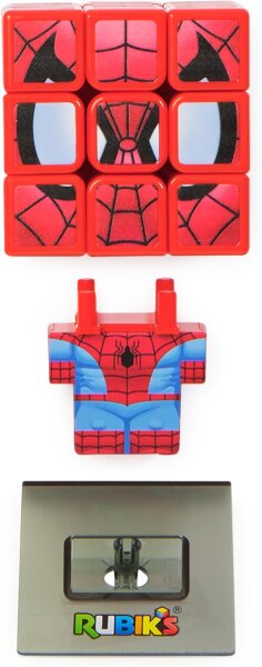 RBK Rubiks Cube 3x3 Spider-Man, Magic Cube, 3x3 Speedcube, Spider-Man Design, for Kids & Collectors