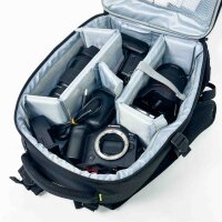 Canon EOS R6 Mark II body, mirrorless system camera, including 24-105mm & EF-S 55-250mm lenses, polarizing filter, Neewer NW561 flash