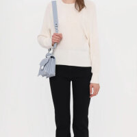 The Kooples Emily Small Handbag, Leather, Blue, 16x20x8cm, compact, elegant design, shoulder strap